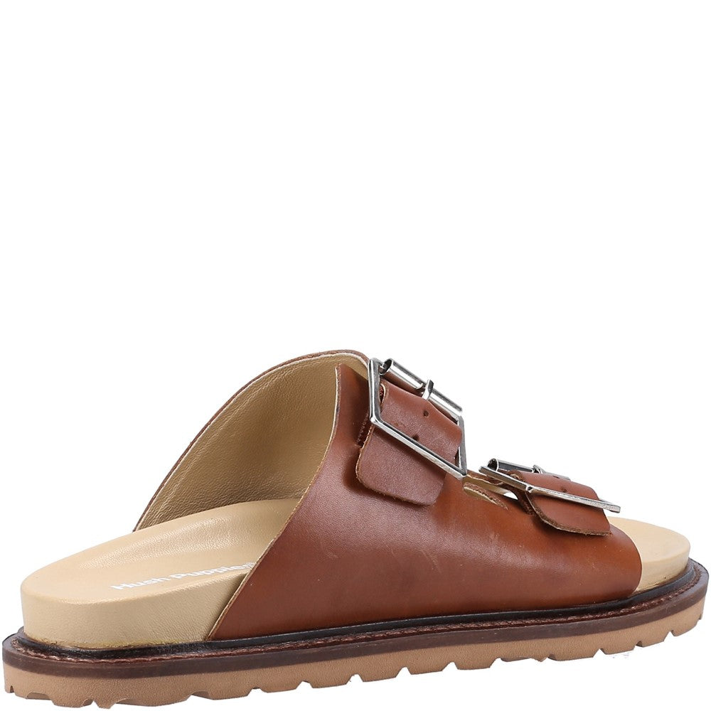 Sandal Ladies Summer Brown Hush Puppies Blakely Mule Sandal