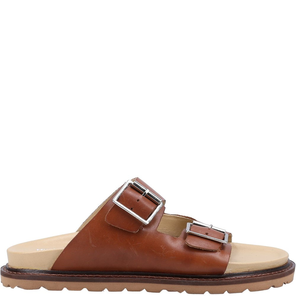 Sandal Ladies Summer Brown Hush Puppies Blakely Mule Sandal