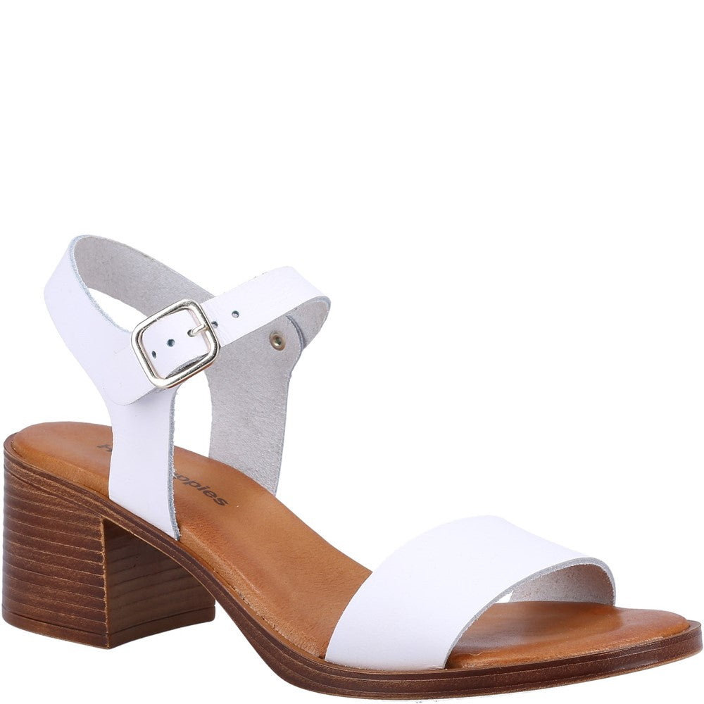 Womens Hush Puppies White Gabby Sandal Hush Puppies UK