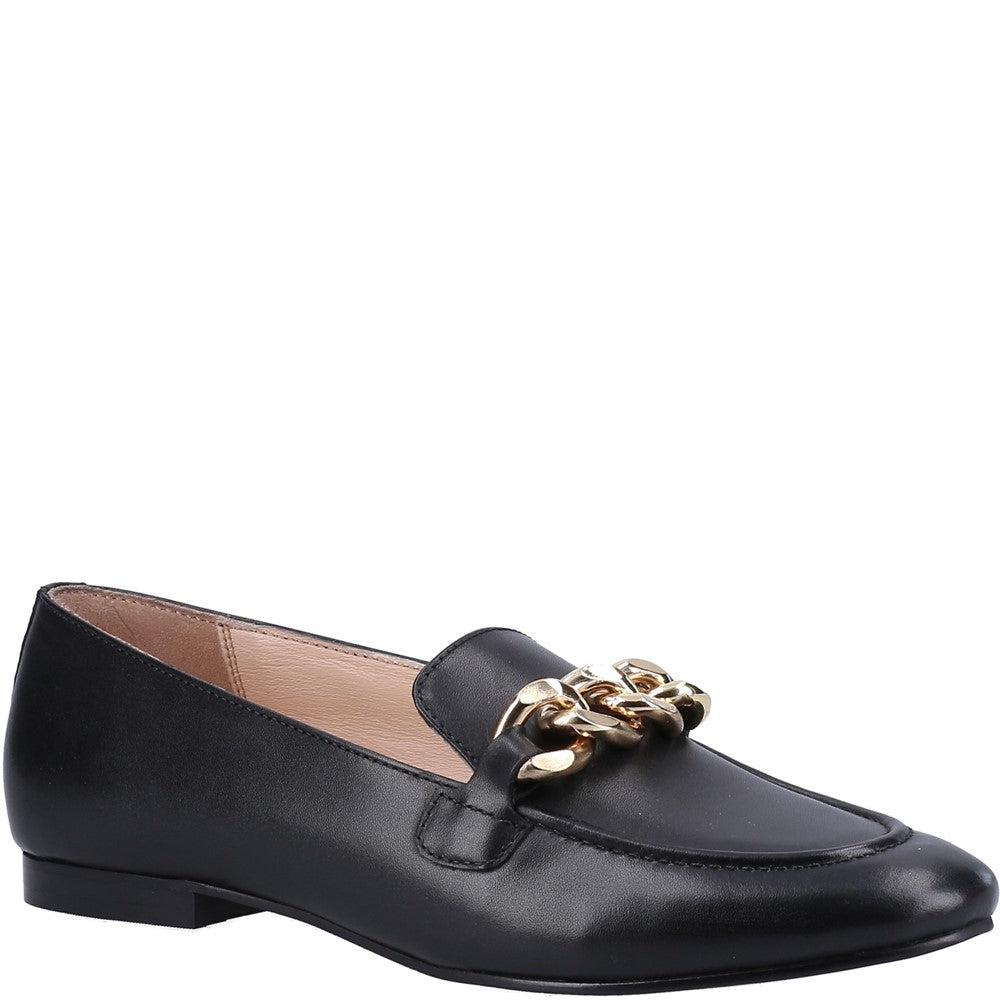 Womens Hush Puppies Black Harper Chain Loafer Hush Puppies UK