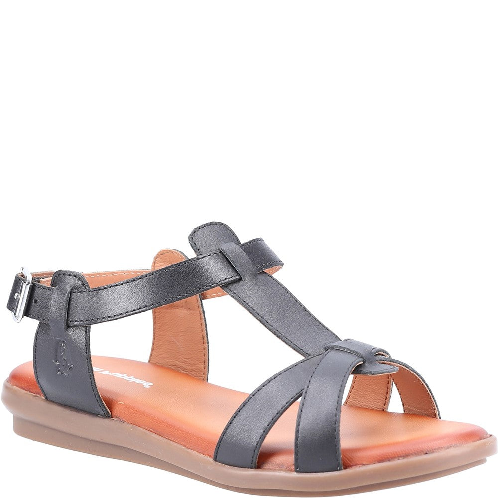 Sandal Ladies Summer Black Hush Puppies Kate T-Bar Sandal