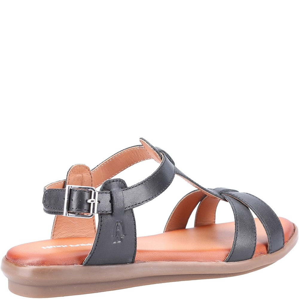 Sandal Ladies Summer Black Hush Puppies Kate T-Bar Sandal
