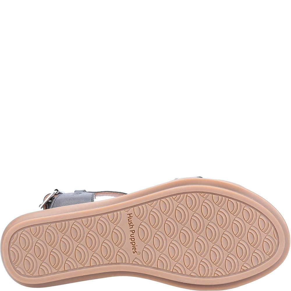 Sandal Ladies Summer Black Hush Puppies Kate T-Bar Sandal
