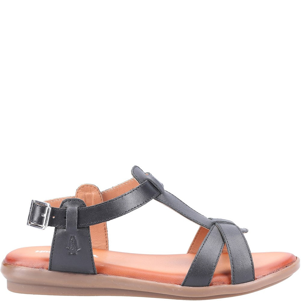 Sandal Ladies Summer Black Hush Puppies Kate T-Bar Sandal