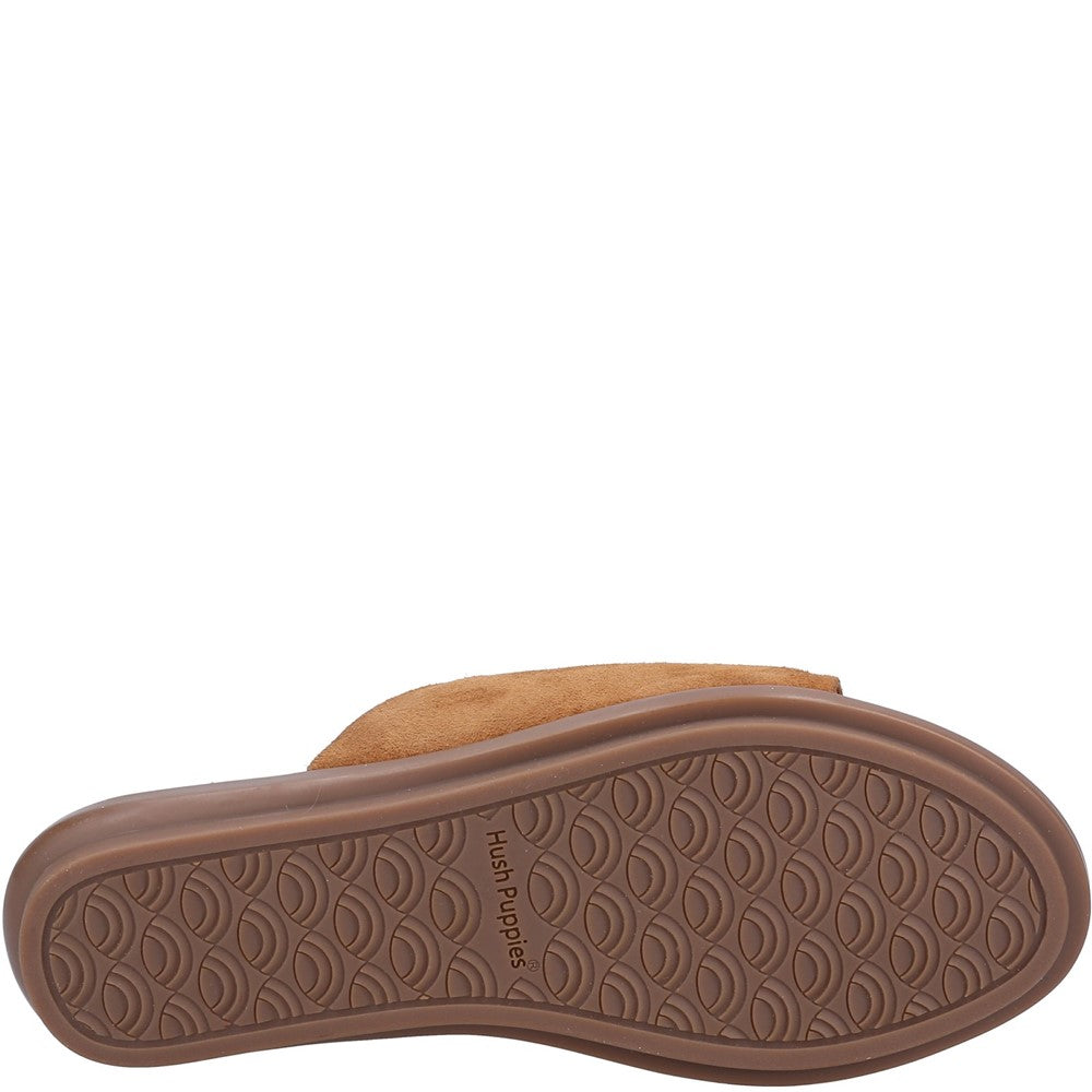 Sandal Ladies Summer Tan Hush Puppies Krystal Mule Sandal