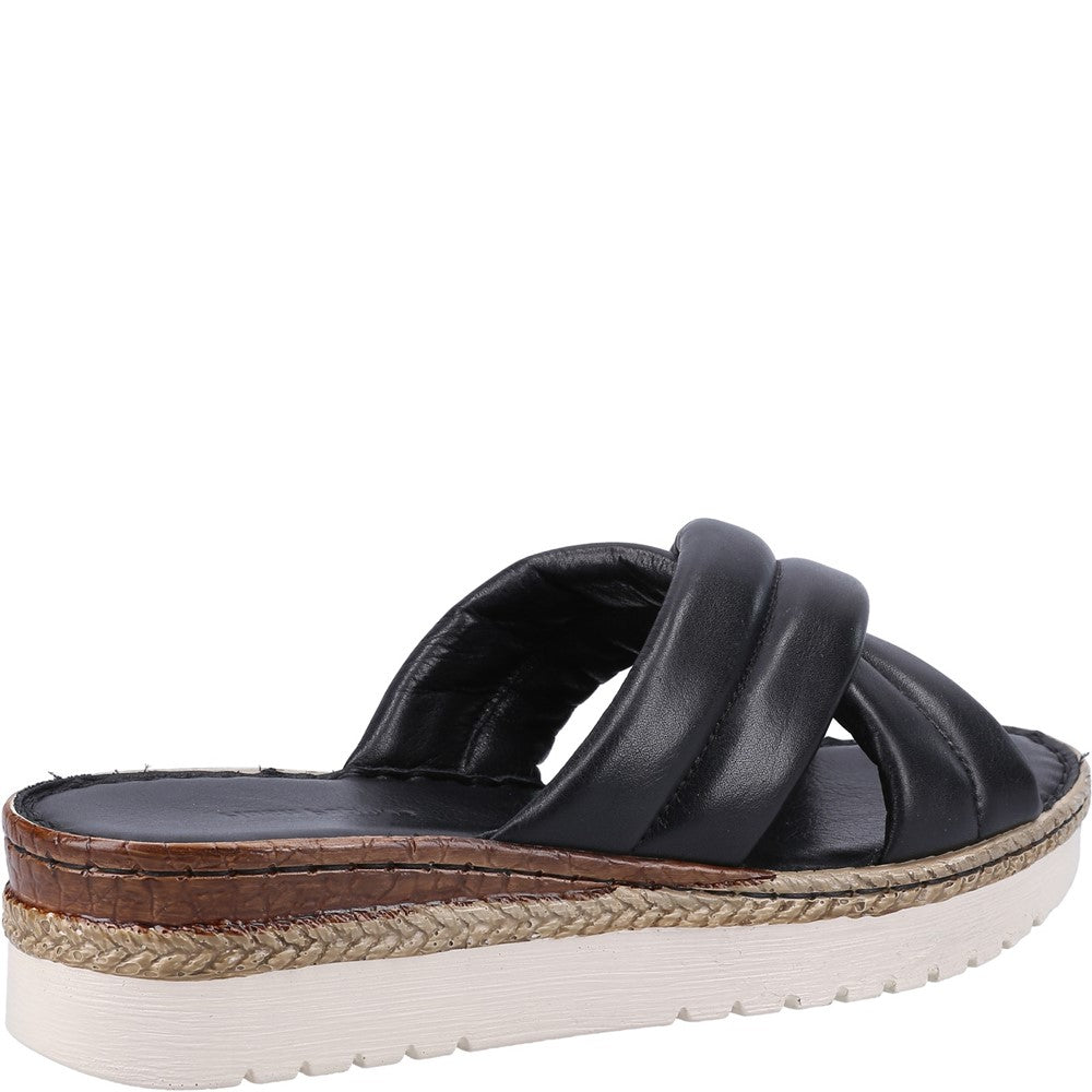 Sandal Ladies Summer Black Hush Puppies Samira Mule Sandal