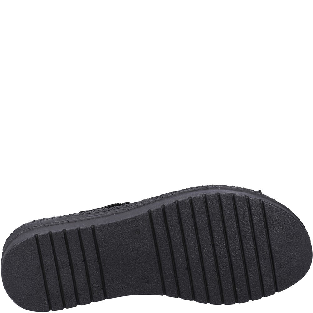 Sandal Ladies Summer Black Hush Puppies Stacey Sandal