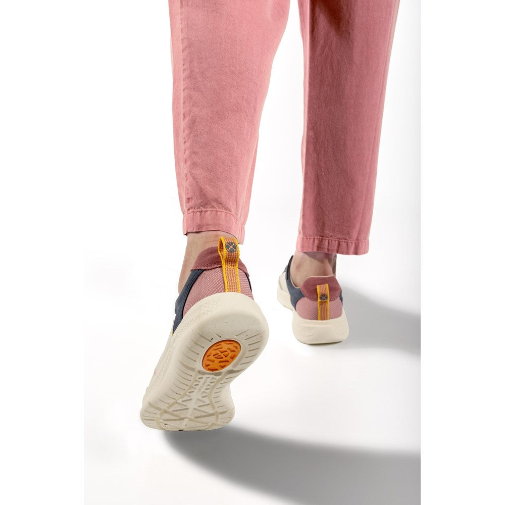 Ladies Sports Navy/Pink Hush Puppies Elevate Bungee Lace