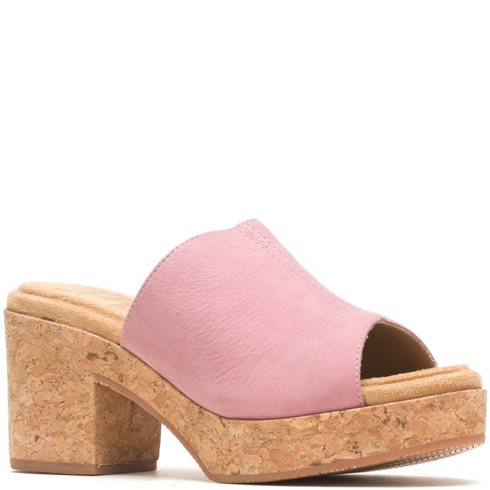 Ladies Heeled Sandals Blush Hush Puppies Poppy Slide