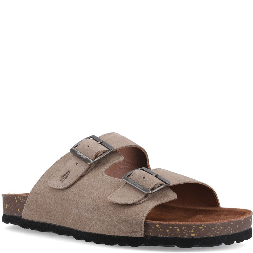 Sandal Mens Summer Taupe Hush Puppies Nash Slider