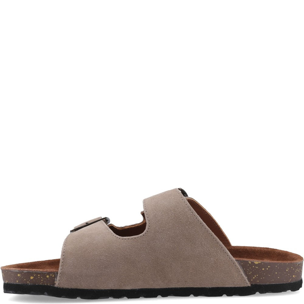Sandal Mens Summer Taupe Hush Puppies Nash Slider