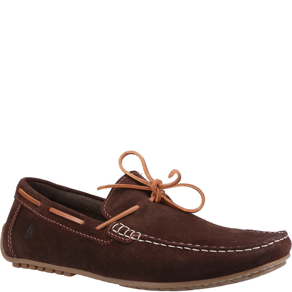 Slip On Mens Summer Brown Hush Puppies Reuben Boat Shoe