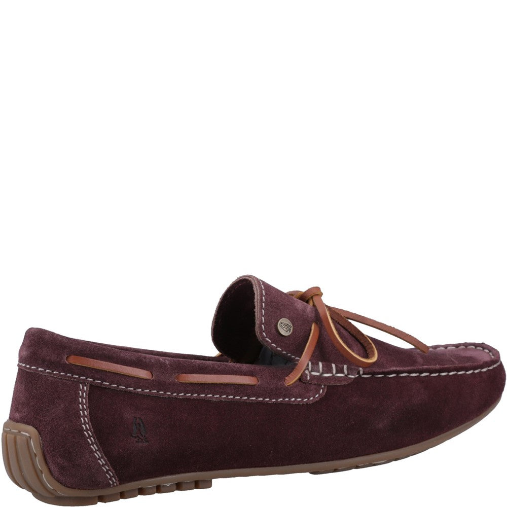 Slip On Mens Summer Bordeaux Hush Puppies Reuben Boat Shoe