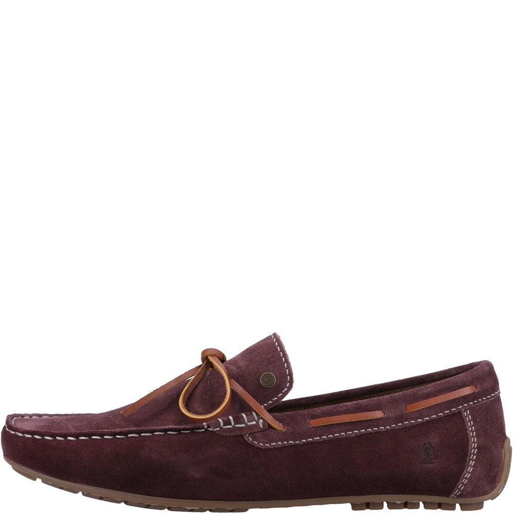 Slip On Mens Summer Bordeaux Hush Puppies Reuben Boat Shoe