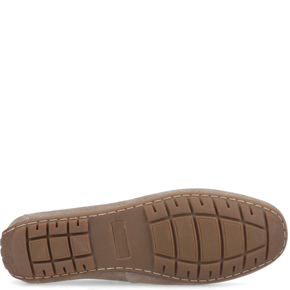 Slip On Mens Summer Taupe Hush Puppies Reuben Boat Shoe