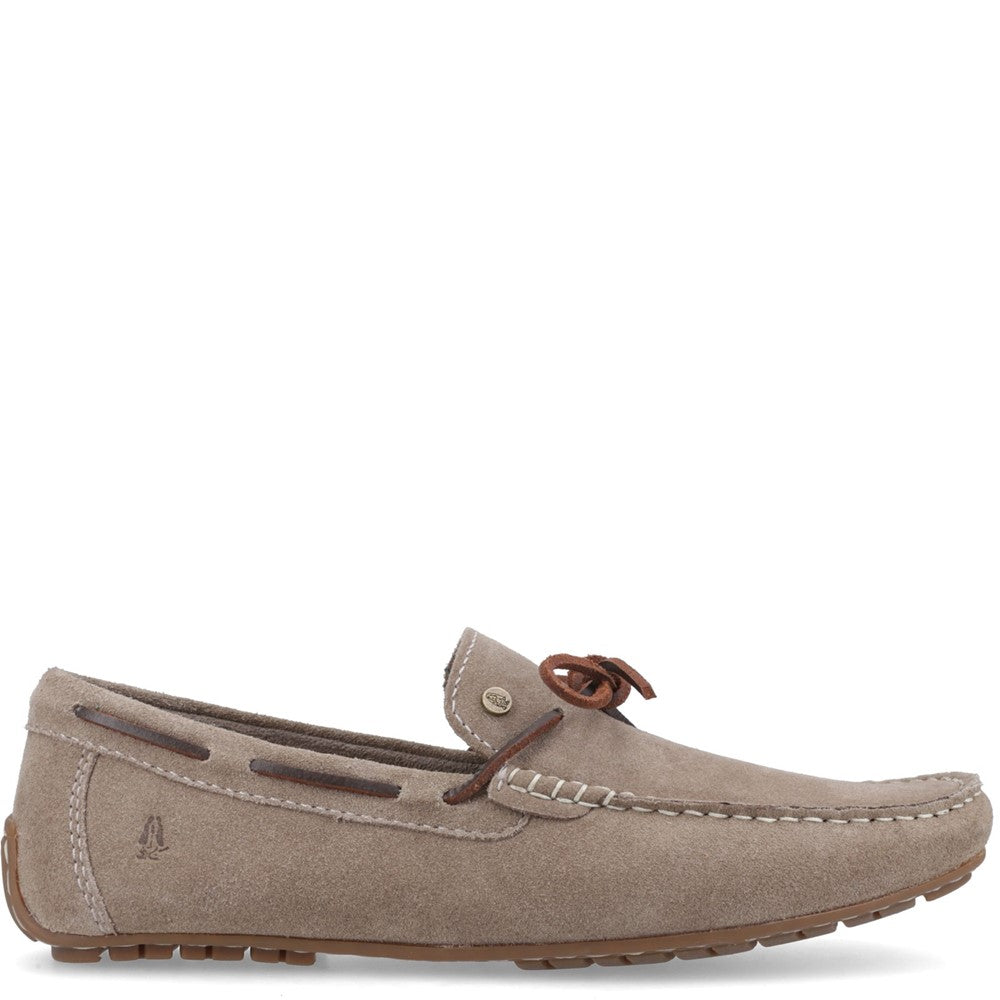 Slip On Mens Summer Taupe Hush Puppies Reuben Boat Shoe