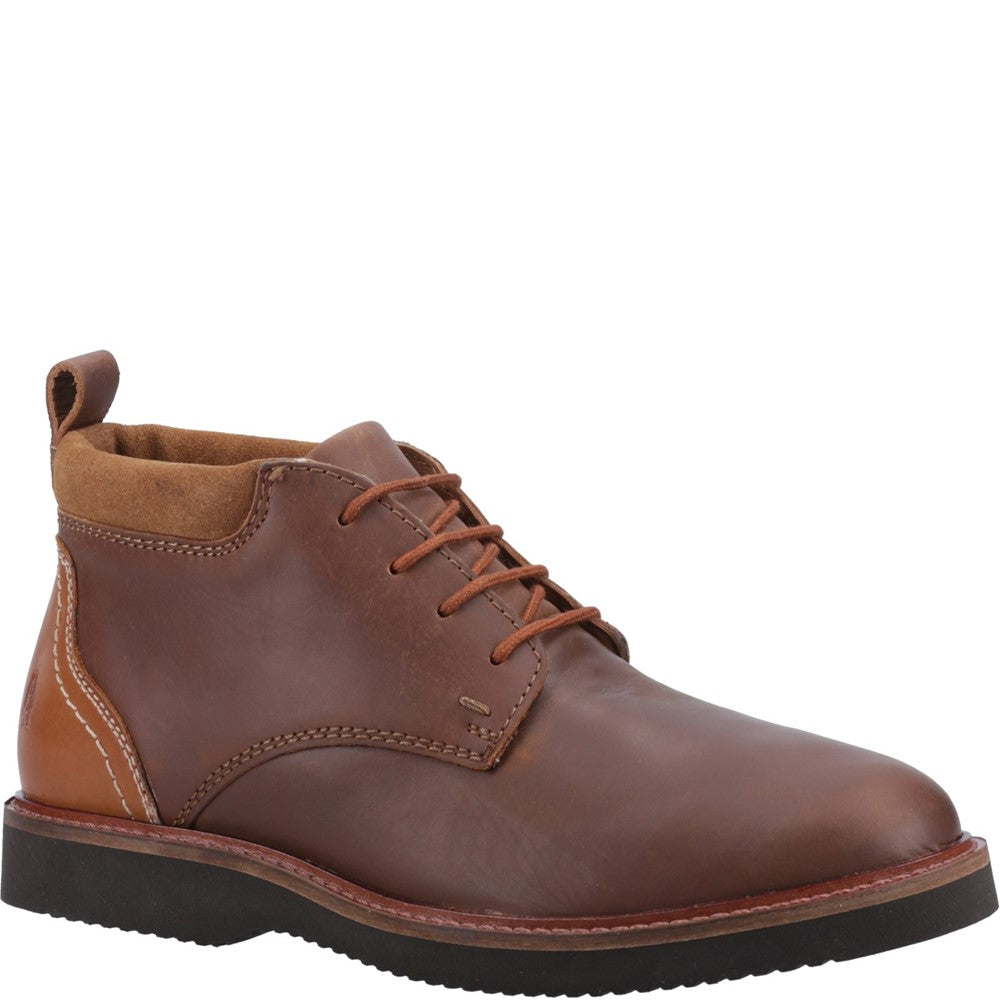 Mens Boots Brown Hush Puppies Wesley Chukka