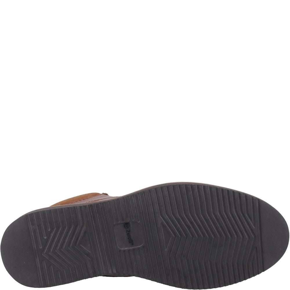 Mens Boots Brown Hush Puppies Wesley Chukka