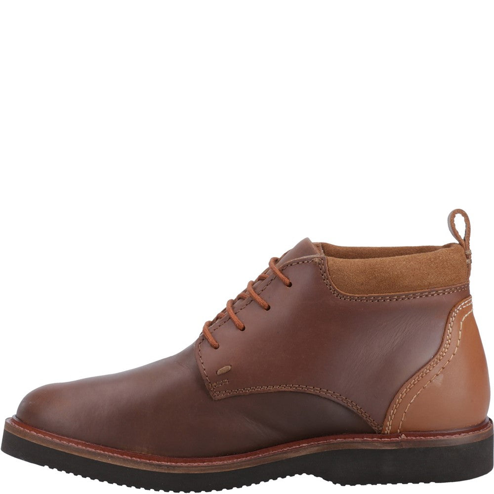 Mens Boots Brown Hush Puppies Wesley Chukka