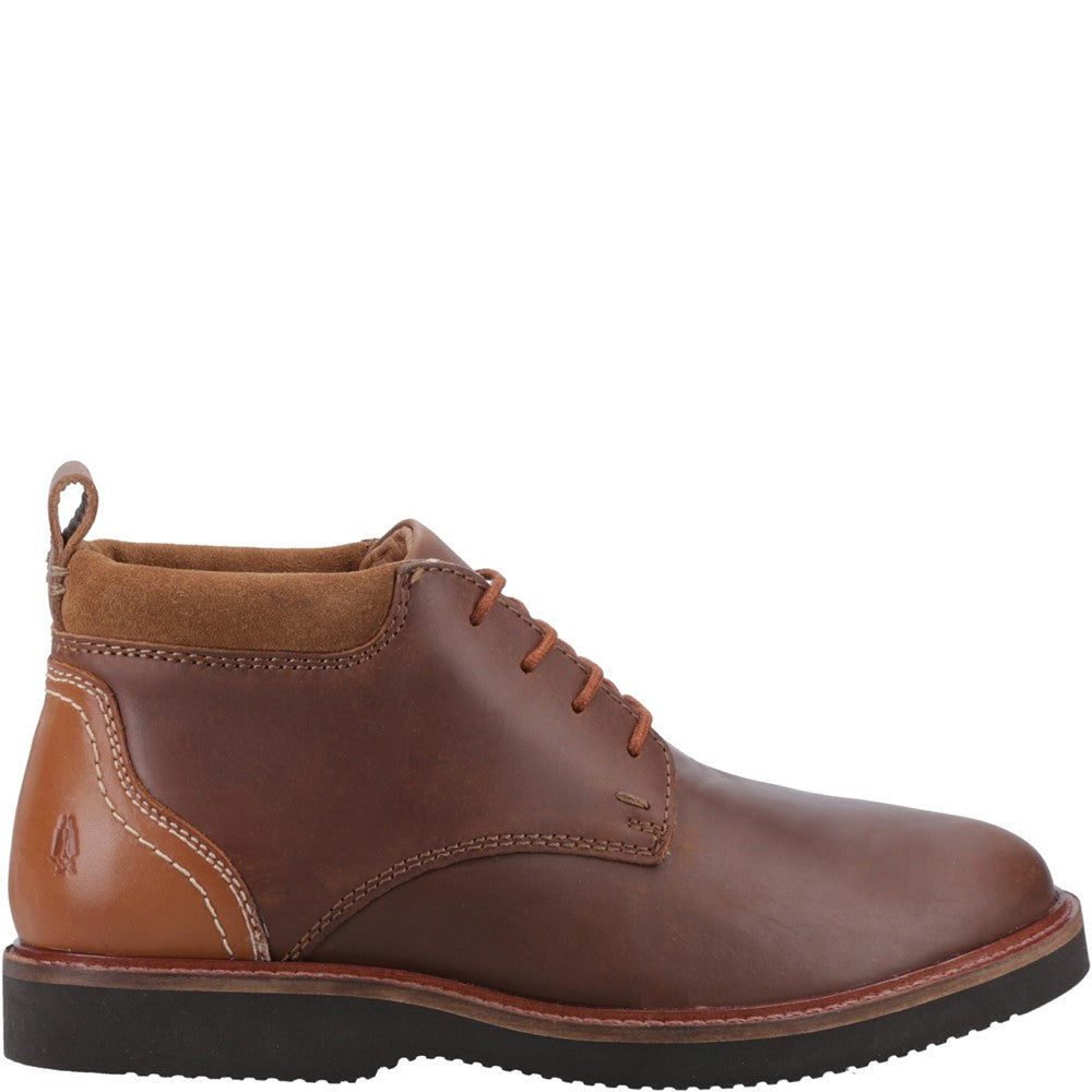 Mens Boots Brown Hush Puppies Wesley Chukka