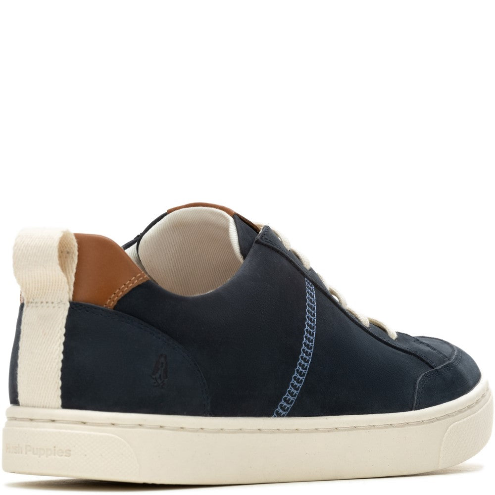Mens Sports Navy Hush Puppies The Good Low Top Shoe