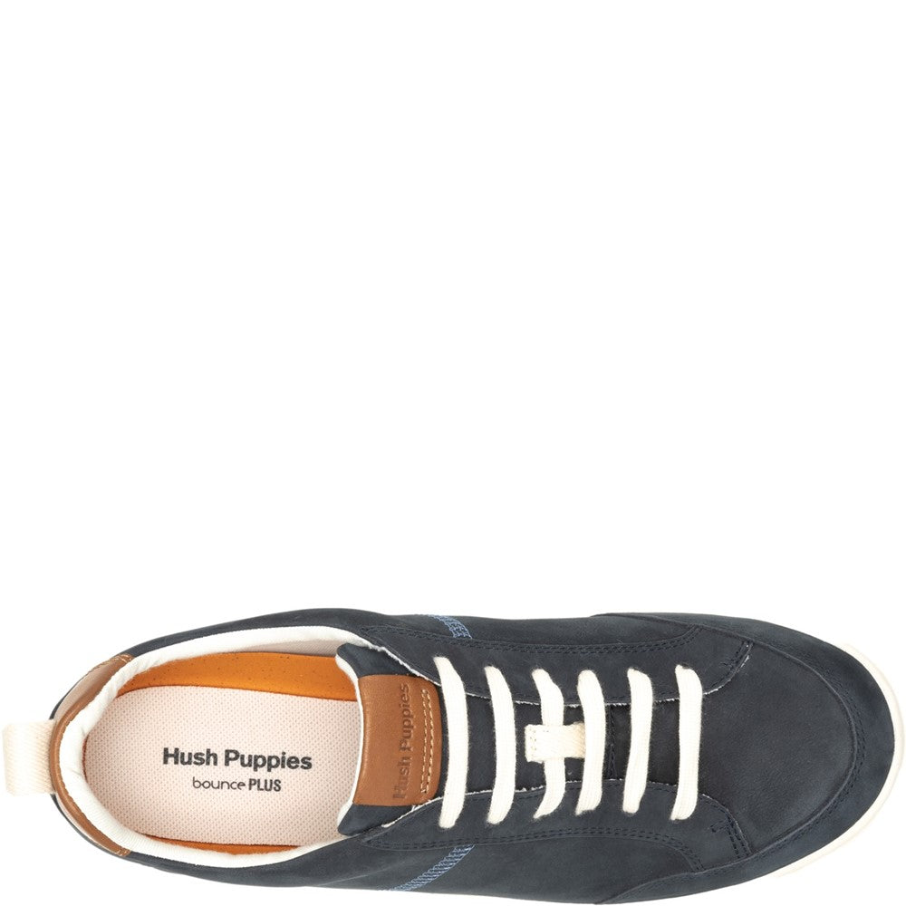 Mens Sports Navy Hush Puppies The Good Low Top Shoe