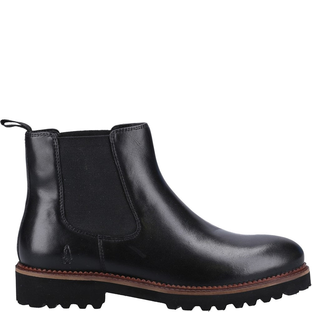 Ladies Ankle Boots Black Hush Puppies Gwyneth Chelsea Boot