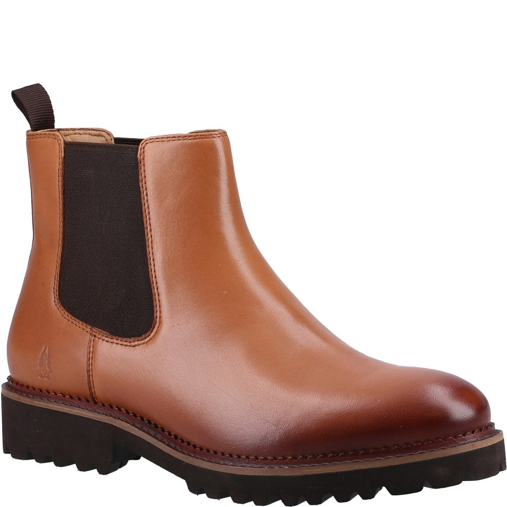 Ladies Ankle Boots Tan Hush Puppies Gwyneth Chelsea Boot