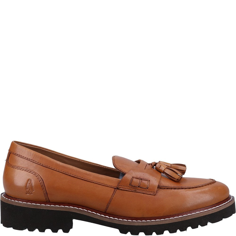 Slip On Ladies Shoes Tan Hush Puppies Ginny Loafer