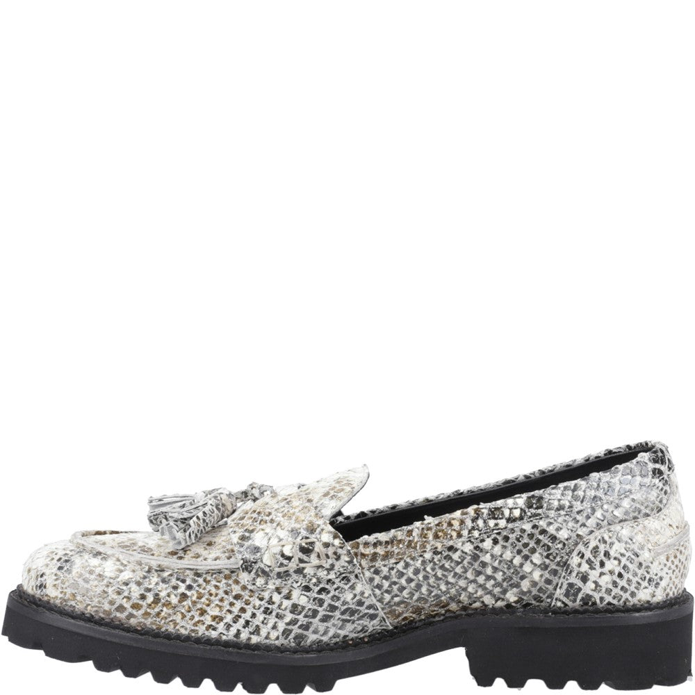 Slip On Ladies Shoes Snake Hush Puppies Ginny Loafer