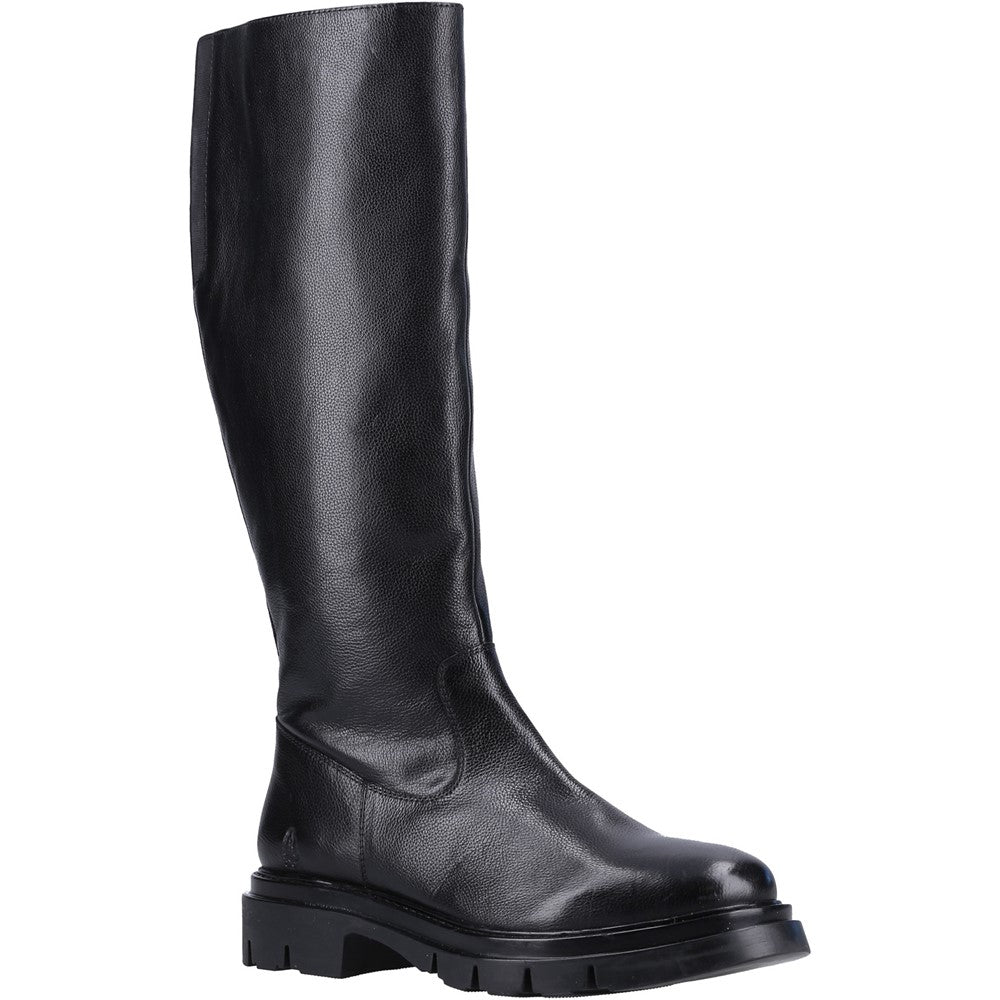 Ladies Long Boots Black Hush Puppies Rowan Boot