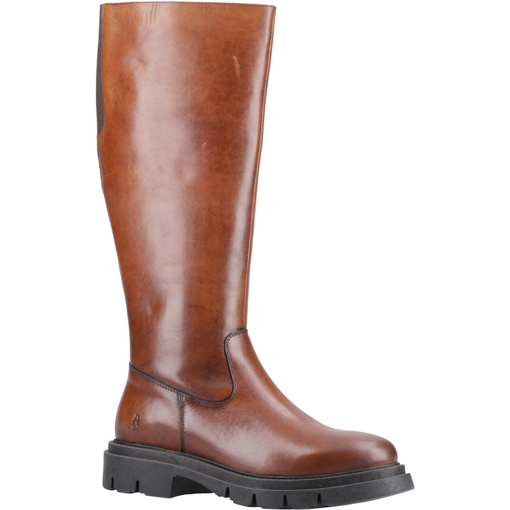 Ladies Long Boots Brown Hush Puppies Rowan Boot