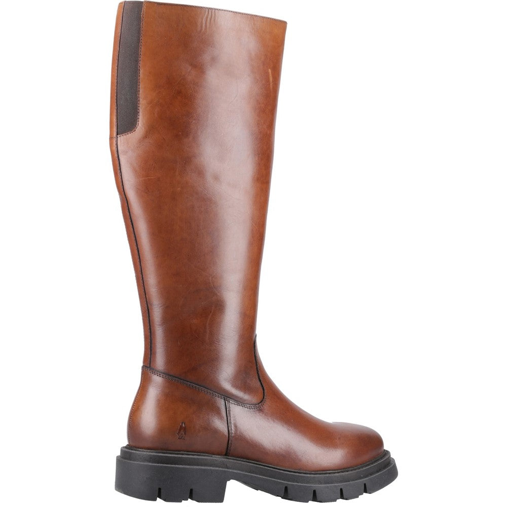 Ladies Long Boots Brown Hush Puppies Rowan Boot