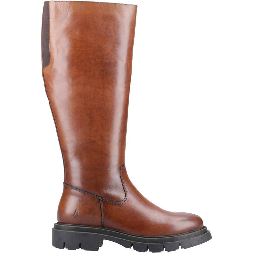 Ladies Long Boots Brown Hush Puppies Rowan Boot