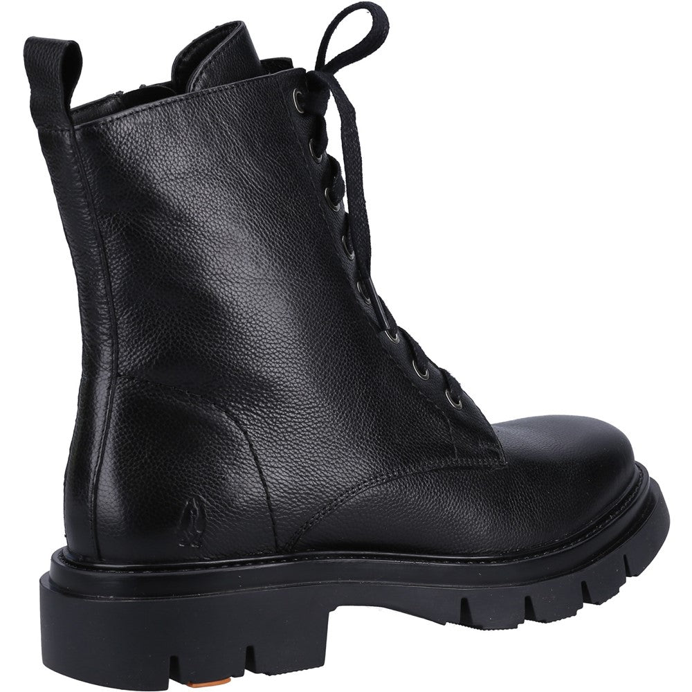 Ladies Ankle Boots Black Hush Puppies Rhea Lace Boot