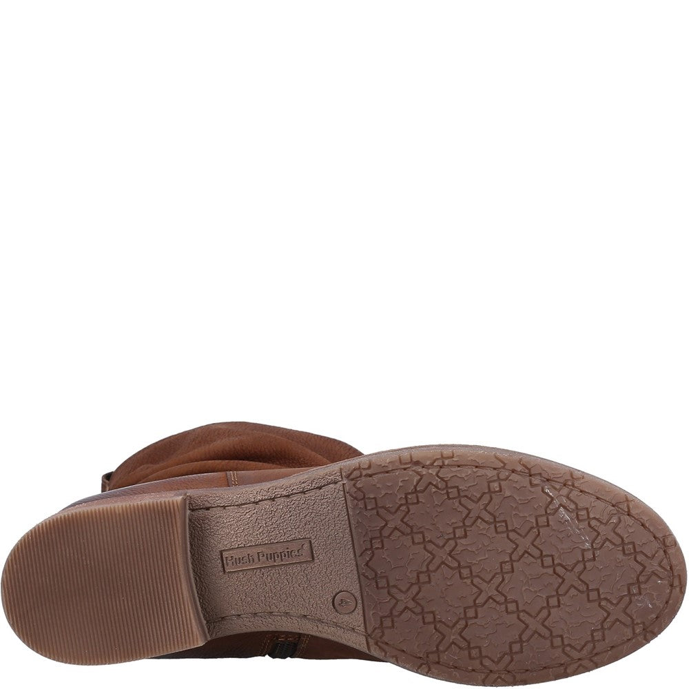 Ladies Ankle Boots Tan Hush Puppies Emilia Boot