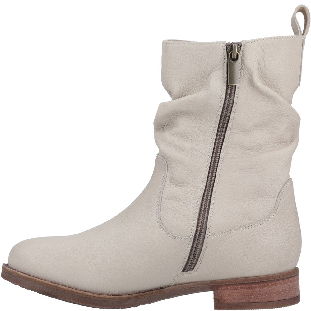 Ladies Ankle Boots Nude Hush Puppies Emilia Boot