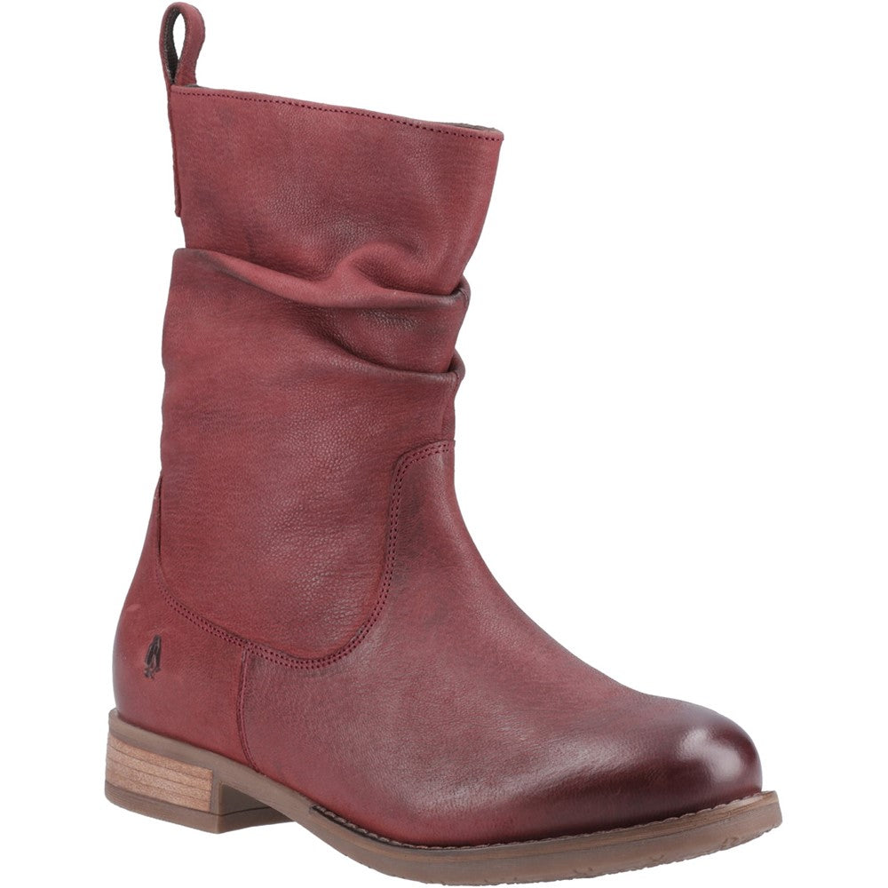 Ladies Ankle Boots Burgundy Hush Puppies Emilia Boot