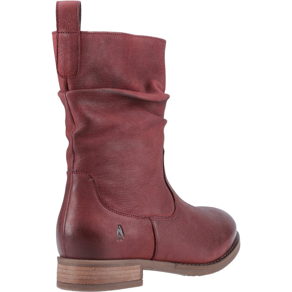 Ladies Ankle Boots Burgundy Hush Puppies Emilia Boot