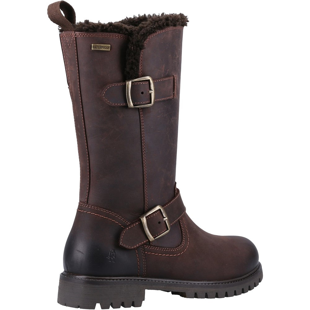 Ladies Mid Boot Brown Hush Puppies Winnie Boot