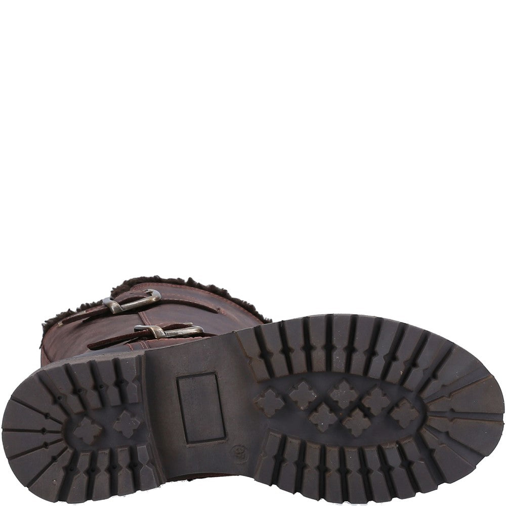 Ladies Mid Boot Brown Hush Puppies Winnie Boot