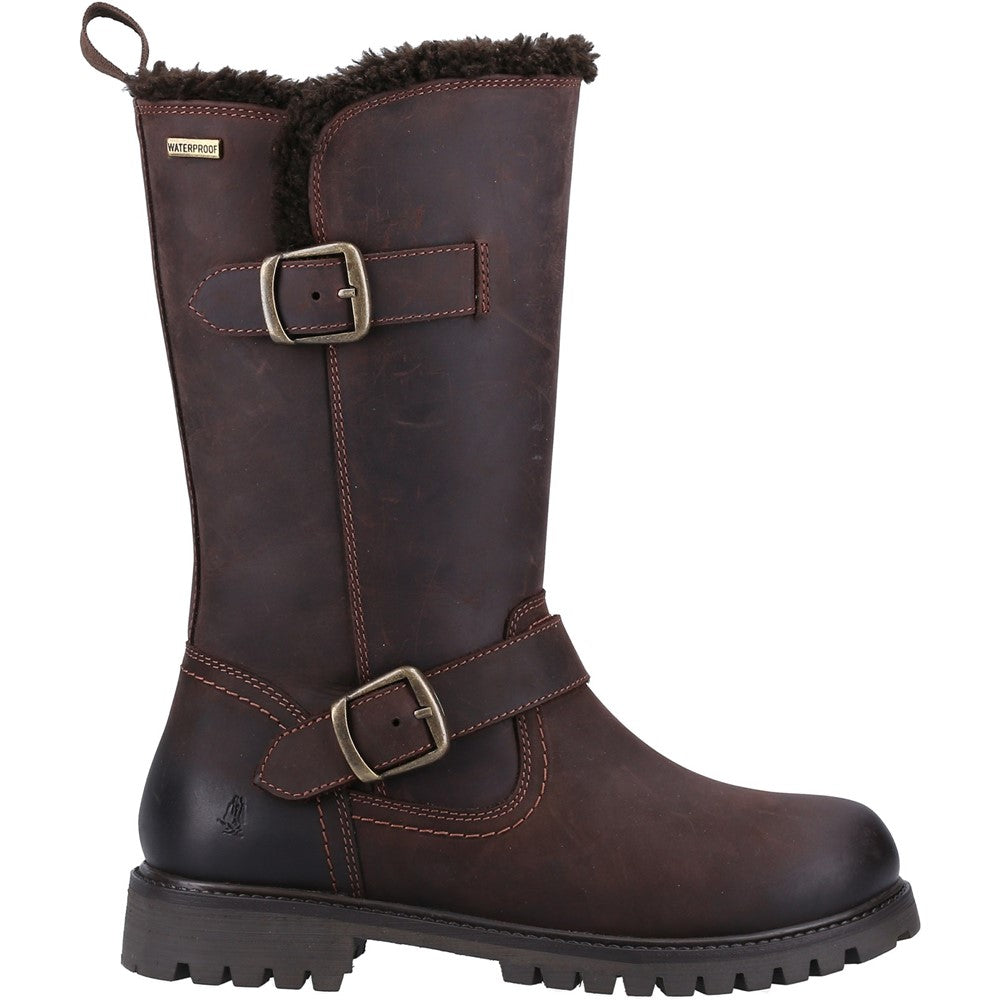Ladies Mid Boot Brown Hush Puppies Winnie Boot