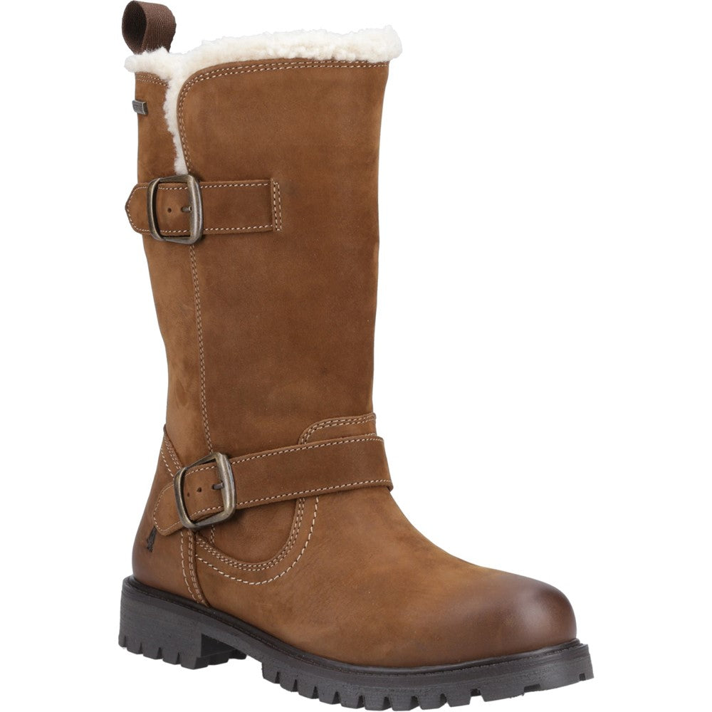 Ladies Mid Boot Tan Hush Puppies Winnie Boot