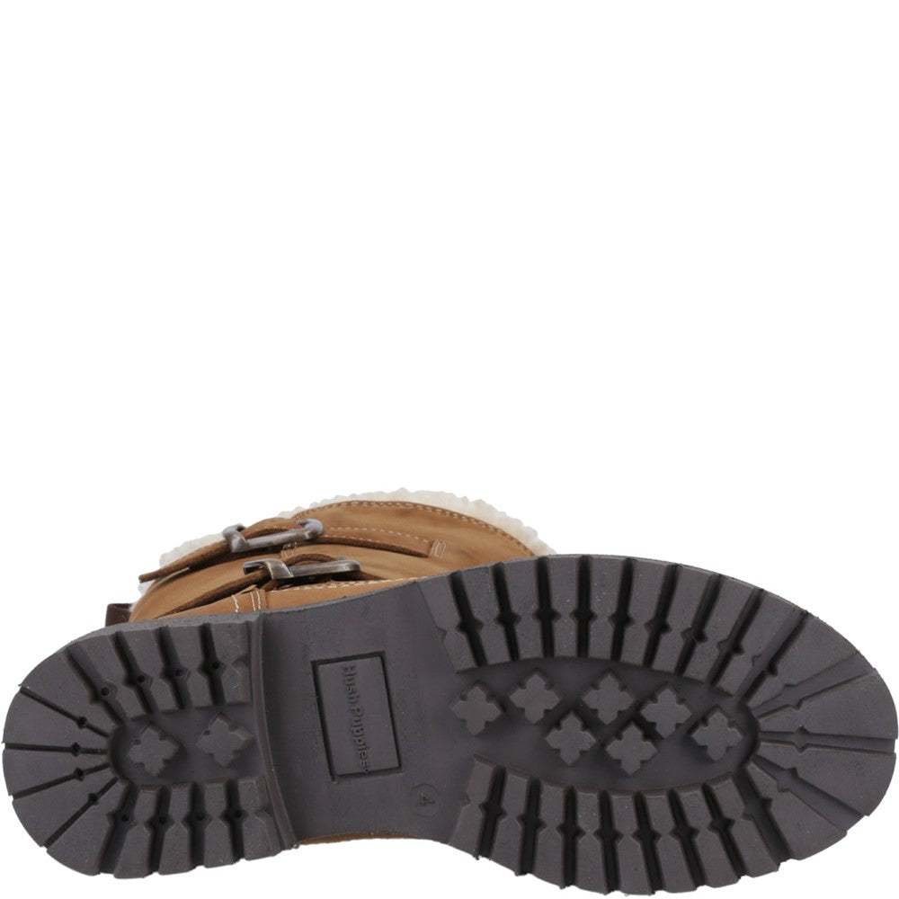 Ladies Mid Boot Tan Hush Puppies Winnie Boot