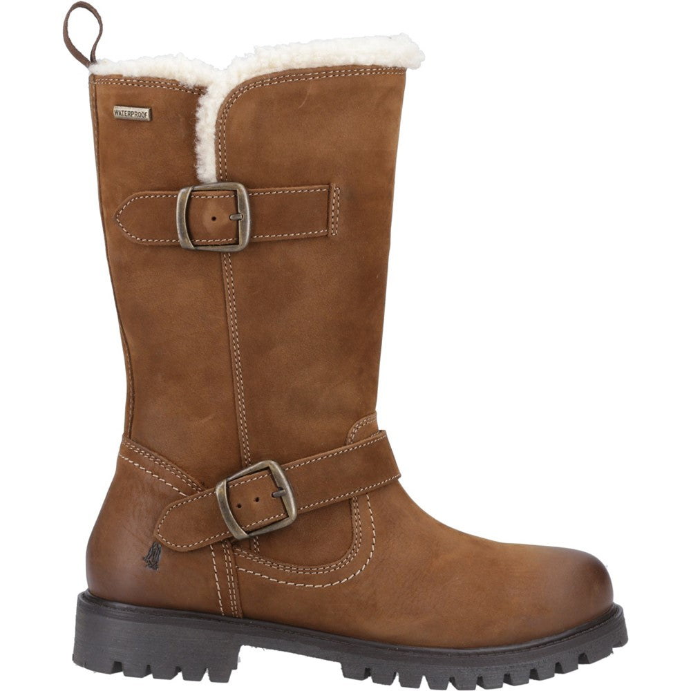 Ladies Mid Boot Tan Hush Puppies Winnie Boot