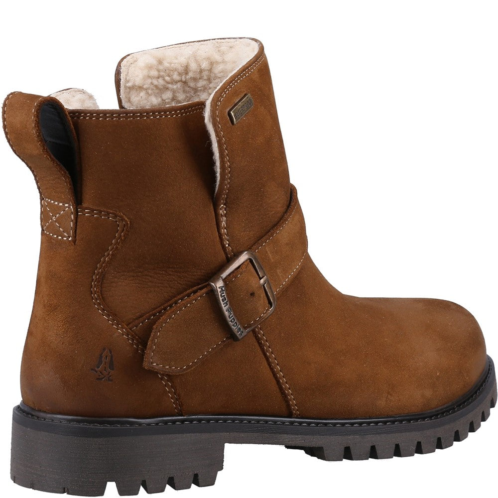 Ladies Ankle Boots Tan Hush Puppies Wakely Boot