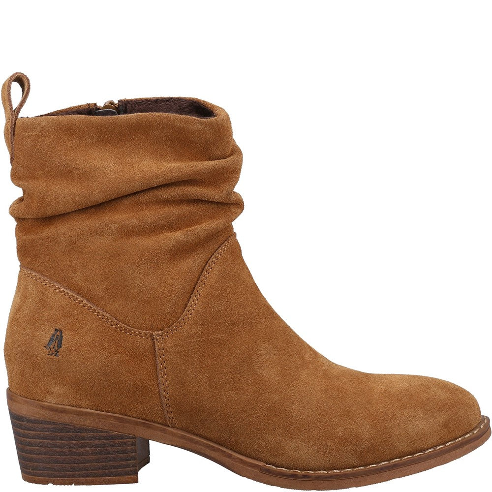 Ladies Ankle Boots Tan Hush Puppies Iris Boot