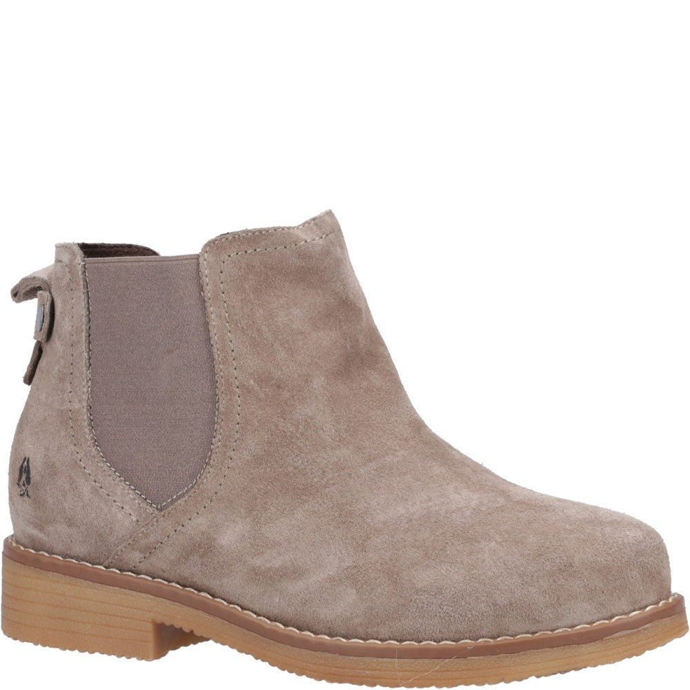 Ladies Ankle Boots Grey Hush Puppies Maddy Wide Boot