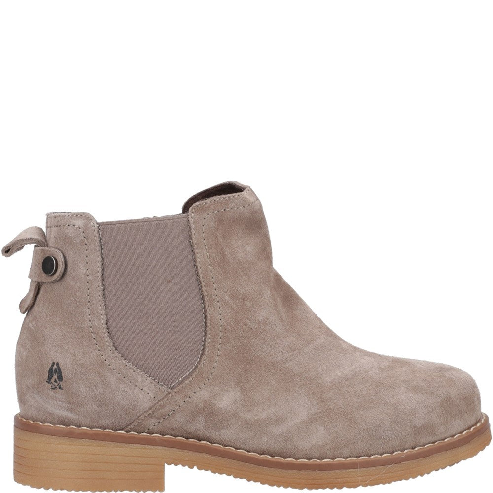 Ladies Ankle Boots Grey Hush Puppies Maddy Wide Boot