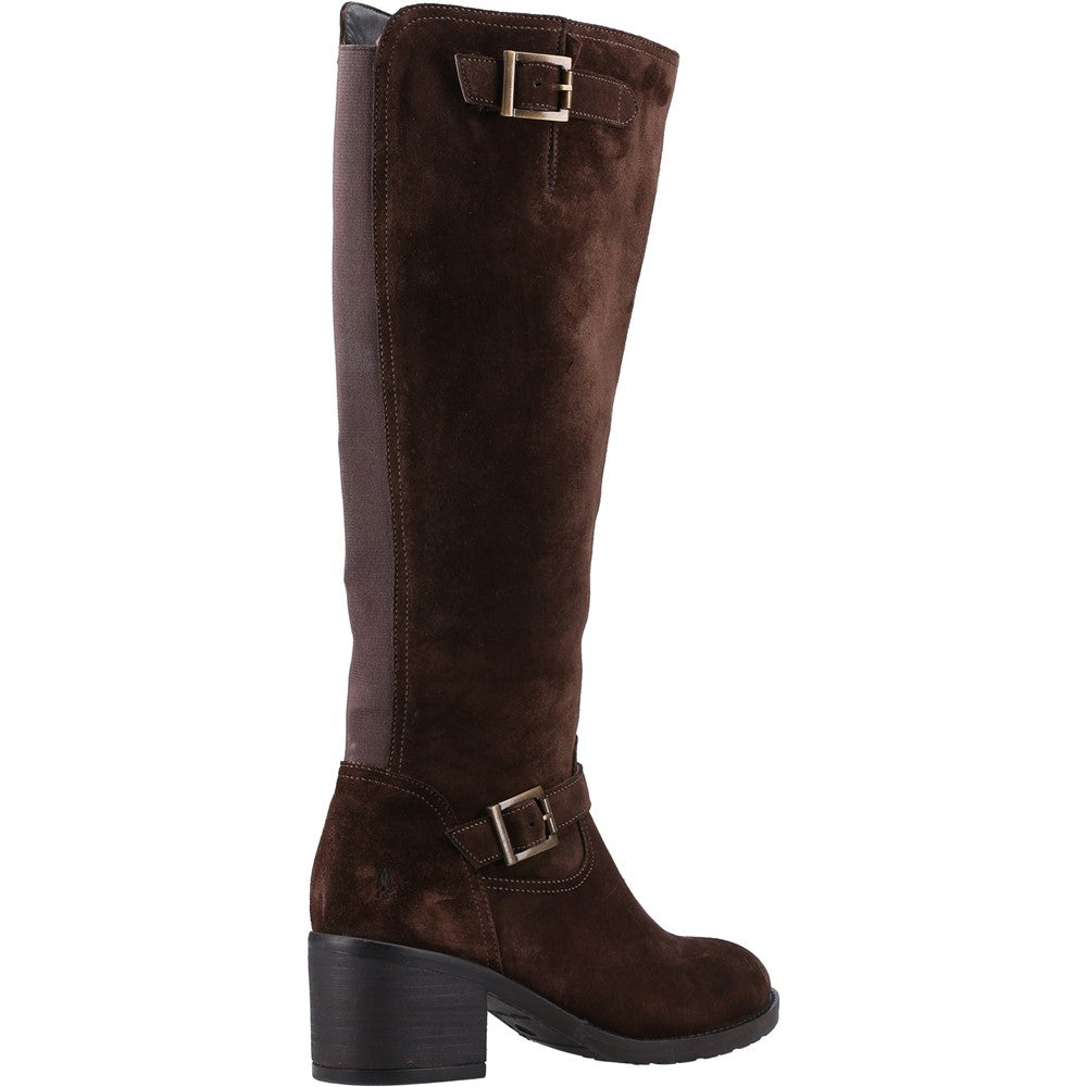 Ladies Long Boots Brown Hush Puppies Heidi Boot